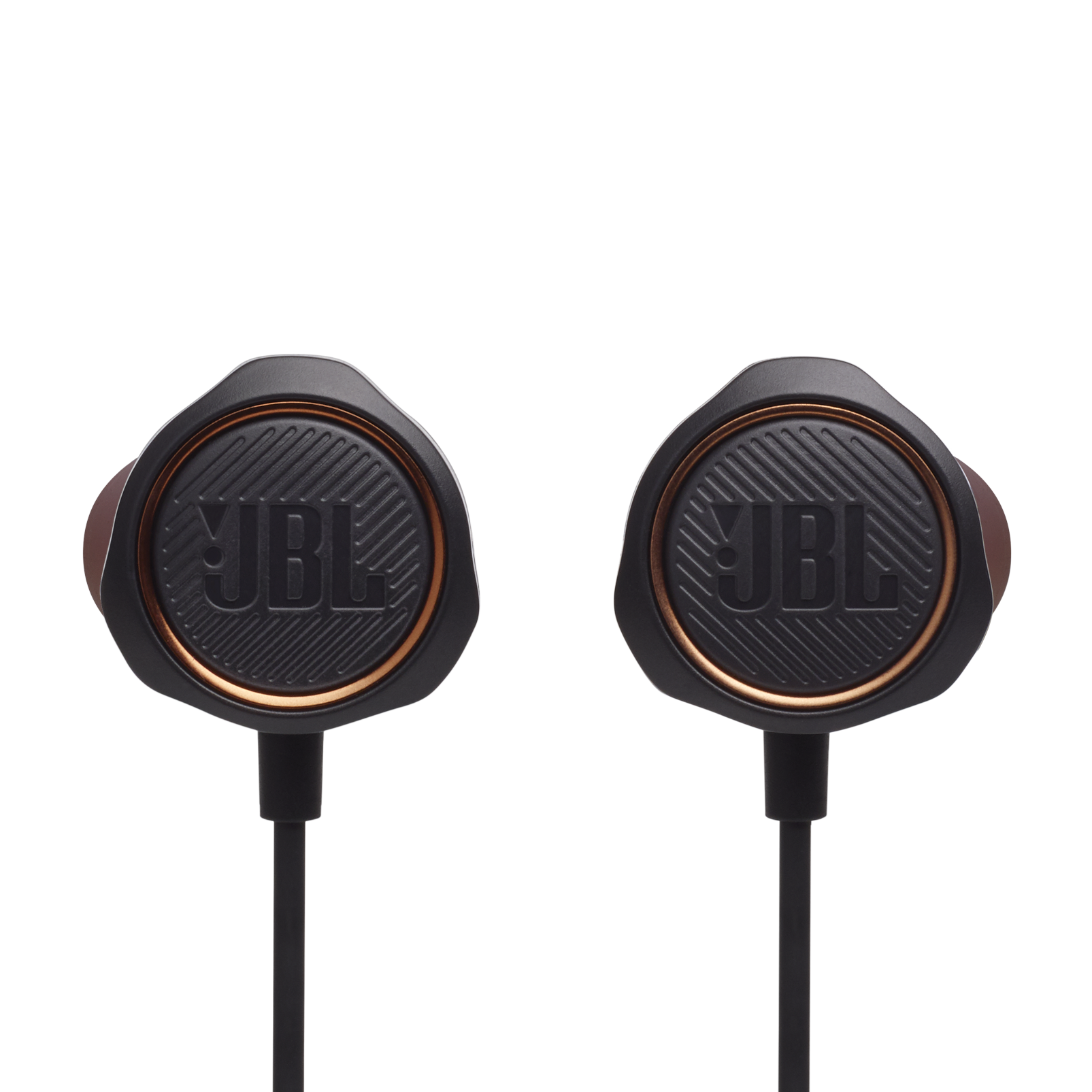 JBL Quantum 50C - Black - Wired in-ear gaming headset with USB-C adapter - Front